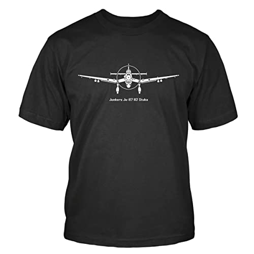 Shirtblaster Junkers Ju-87 B2 Stuka T-Shirt Luftwaffe Germany Flugzeug Größe L von Shirtblaster