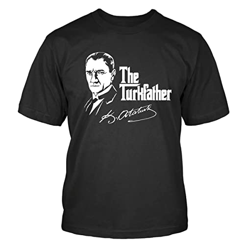 Shirtblaster The Turkfather Atatürk T-Shirt Turkfather Türkei Atatürk Mustafa Kemal Größe M von Shirtblaster