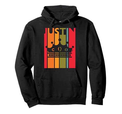 Justin Geschenkidee für Jungen Herren Vorname Vintage Justin Pullover Hoodie Justin Geschenkidee für Jungen Herren Vorname Vintage Justin Pullover Hoodie von Shirtbooth: Vintage Names