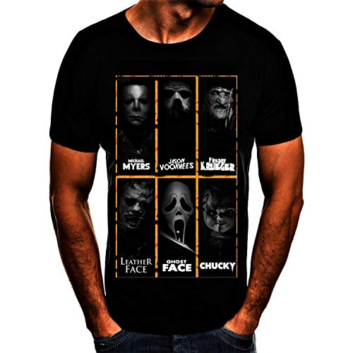 Saw Horror Figuren Halloween Print T-Shirt (3XL) von Shirtbude