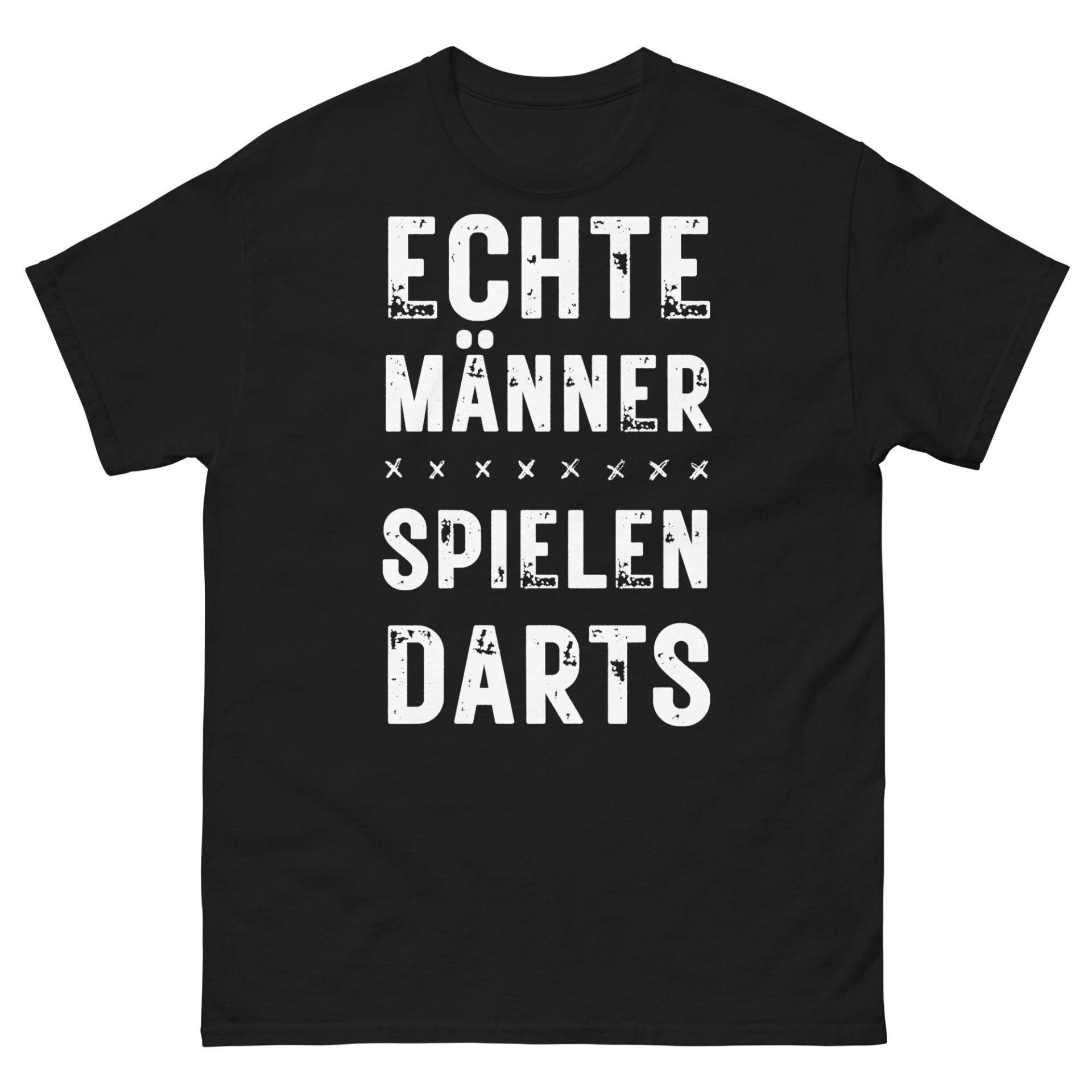 Darts Shirt Mit Lustigem Spruch, Hobby Sprüche Tshirt, Echte Männer Spielen Darts, Geschenkidee Geschenk T-Shirt von ShirtdesignCH