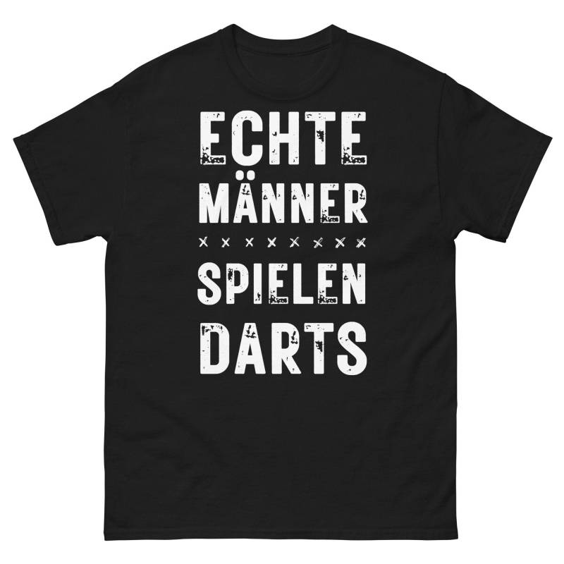 Darts Shirt Mit Lustigem Spruch, Hobby Sprüche Tshirt, Echte Männer Spielen Darts, Geschenkidee Geschenk T-Shirt von ShirtdesignCH