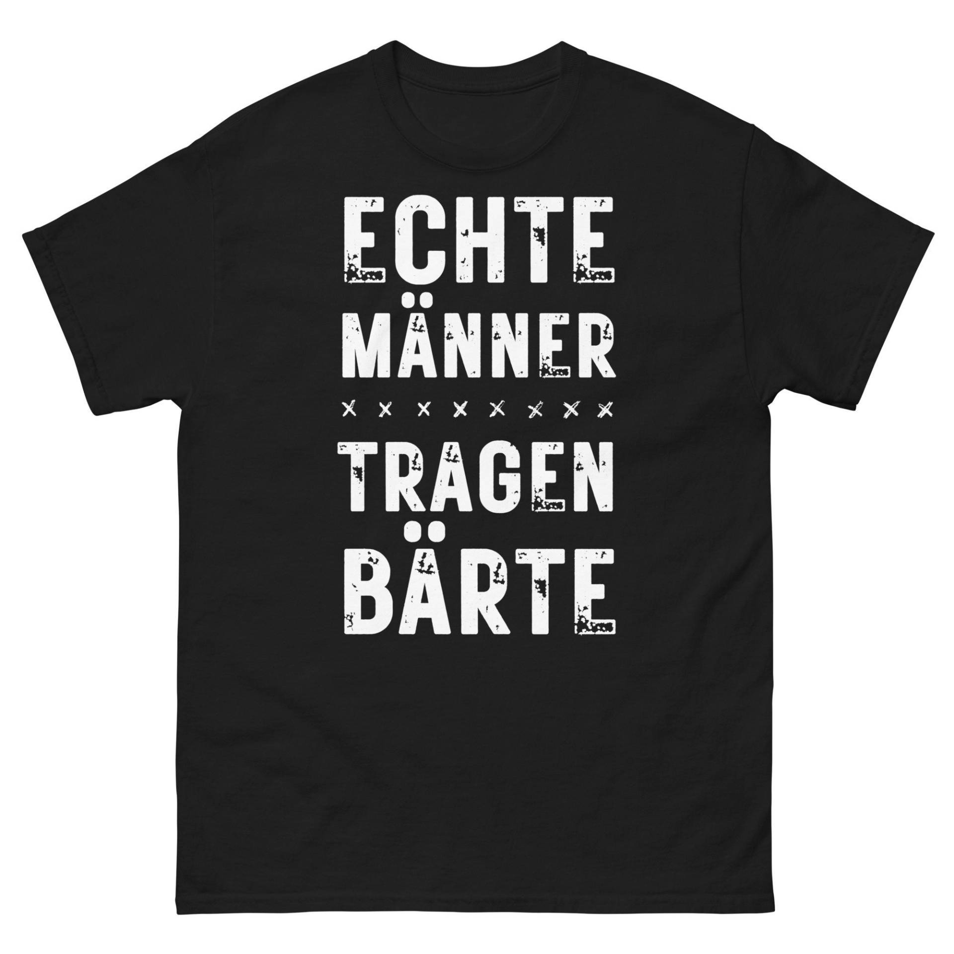 Echte Männer Tragen Bärte Shirt | Lustiges Bart T-Shirt Für Herren Geschenkidee Bartträger von ShirtdesignCH