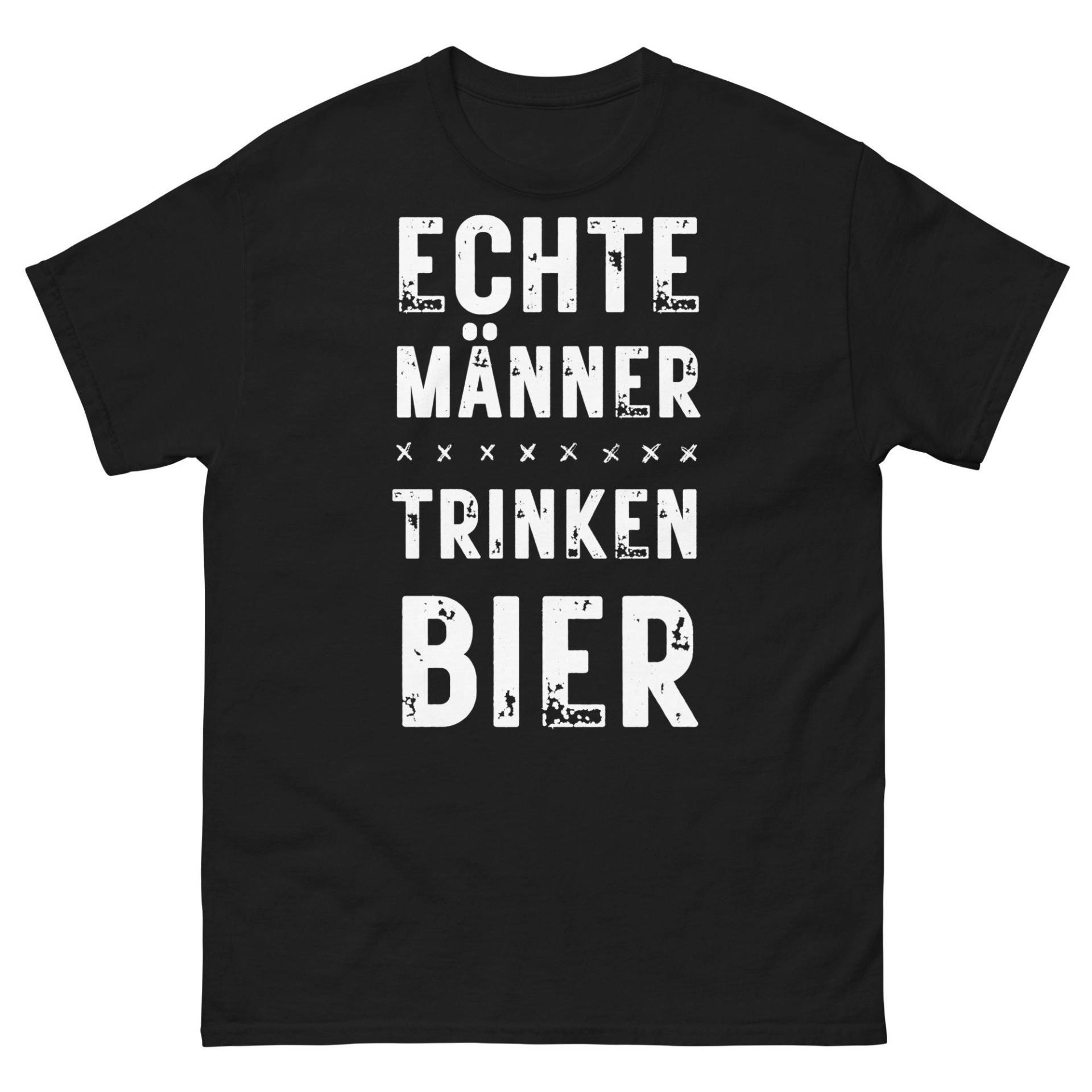 Echte Männer Trinken Bier Shirt | Lustiges T-Shirt Mit Spruch Geschenkidee Für Bierliebhaber & von ShirtdesignCH
