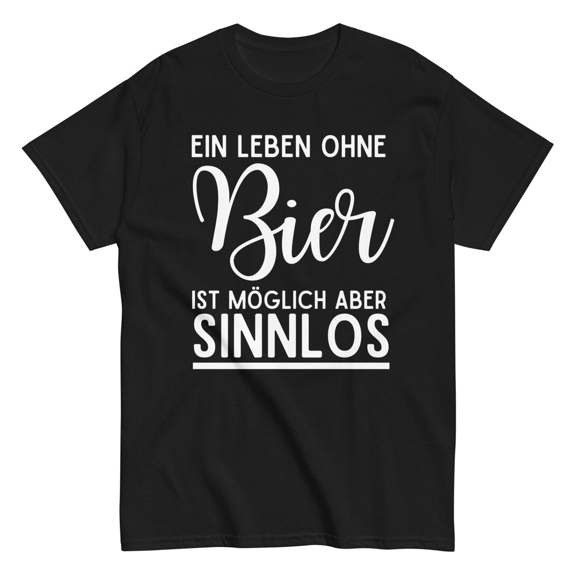 Ein Leben Ohne Bier Ist Möglich Aber Sinnlos Tshirt, T-Shirt Mit Lustigem Spruch Für Männer Und Frauen, Bierliebhaber Shirt von ShirtdesignCH