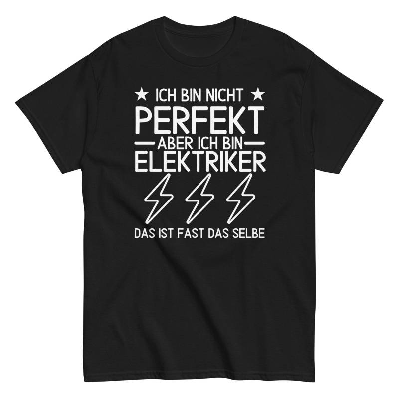 Elektriker T Shirt Für Männer, Tshirt Mit Lustigem Spruch, Lustiges T-Shirt Geschenkidee, Berufe Shirt, Ich Bin Nicht Perfekt von ShirtdesignCH