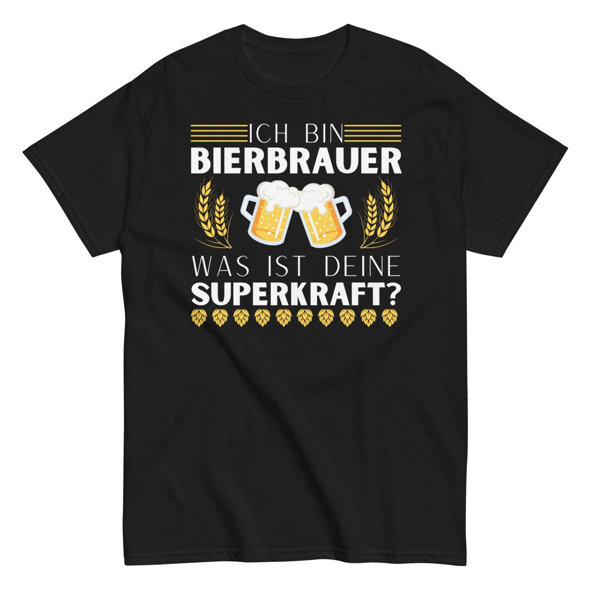 Ich Bin Bierbrauer, Was Ist Deine Superkraft? Tshirt, Bier Shirt Für Männer Und Frauen, Brauerei T-Shirt Mit Lustigem Spruch von ShirtdesignCH