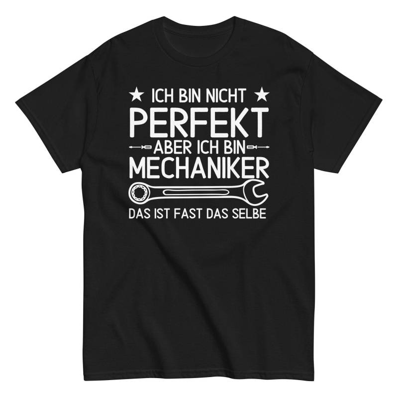 Ich Bin Nicht Perfekt, Aber Ich Mechaniker, Das Ist Fast Selbe Tshirt, Lustige Sprüche T-Shirt Für Männer, Fun Shirt Mit Sprüchen von ShirtdesignCH