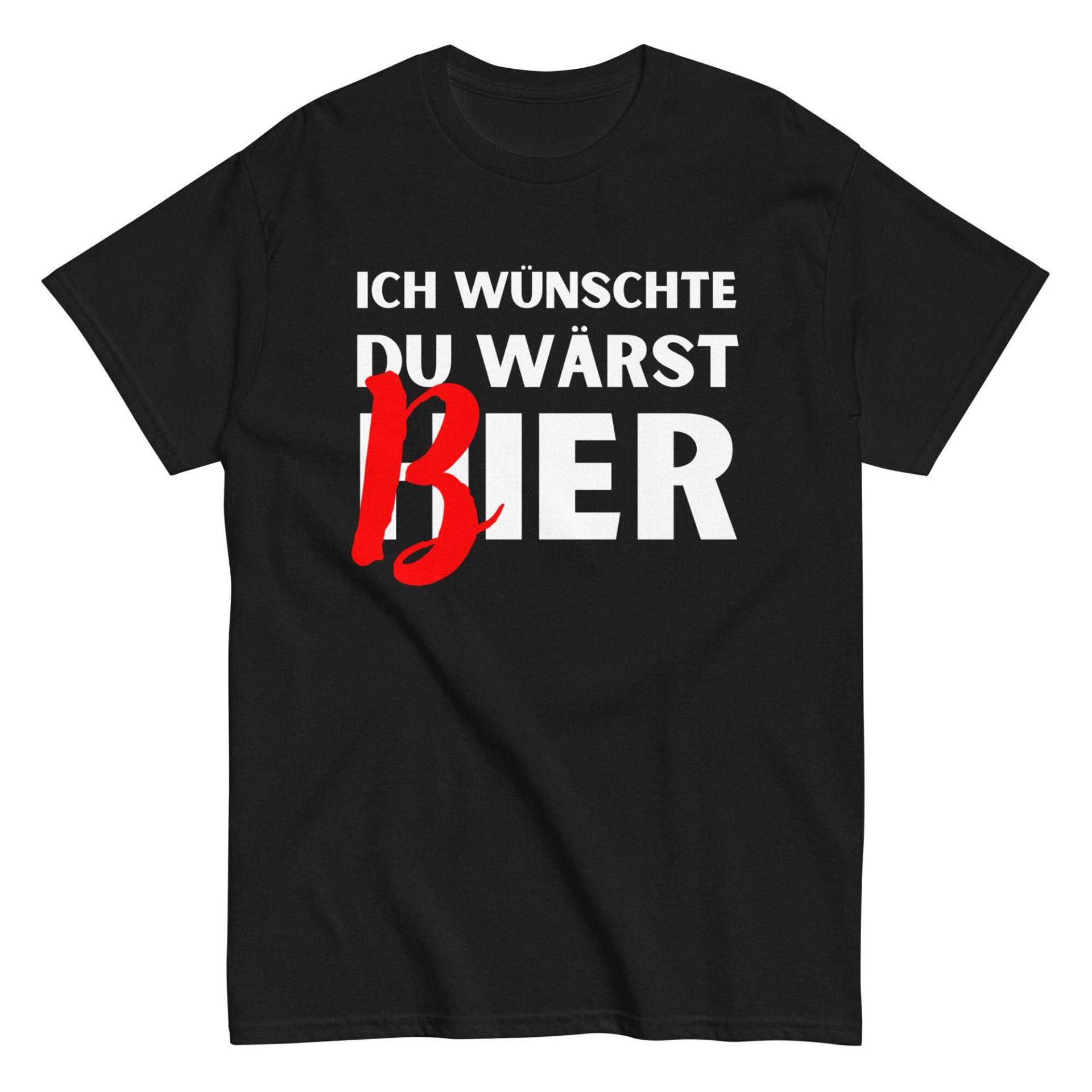 Ich Wünschte Du Wärst Hier/ Bier T-Shirt, Tshirt Mit Lustigem Spruch Für Männer Und Frauen, Party Shirt Bierliebhaber von ShirtdesignCH
