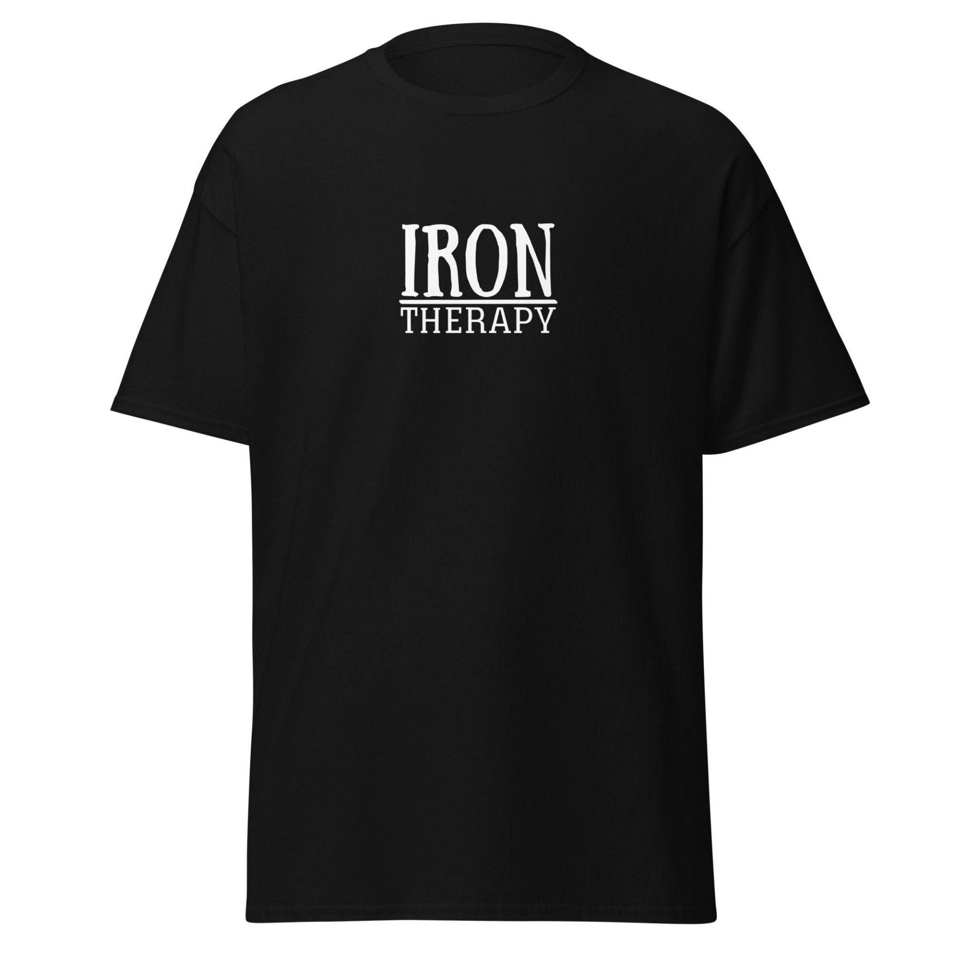 Iron Therapy Workout Shirt, Sport Tshirt Für Männer, Fitness T-Shirt Herren, Fitnessstudio Kraftsport Bodybuilding, Inspiration Motivation von ShirtdesignCH