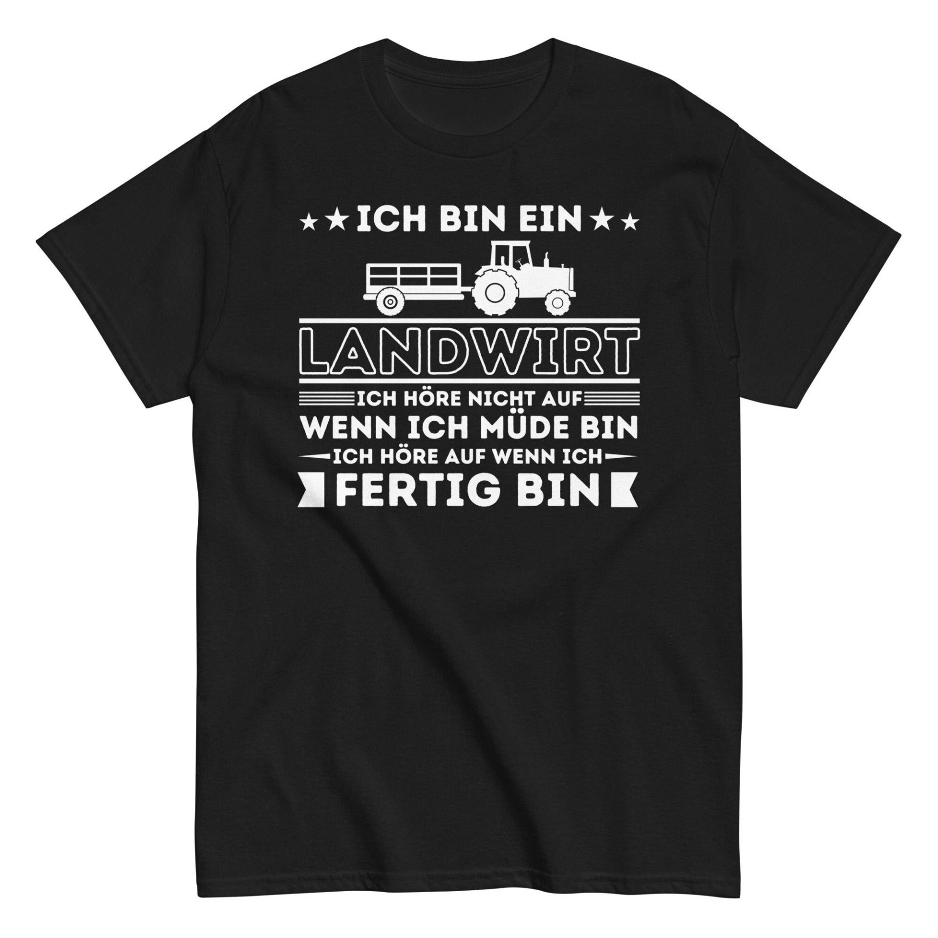Landwirt Tshirt Mit Motivierendem Spruch, Ideal Für Lange Arbeitstage Auf Dem Bauernhof, Tolles Geburtstagsgeschenk von ShirtdesignCH