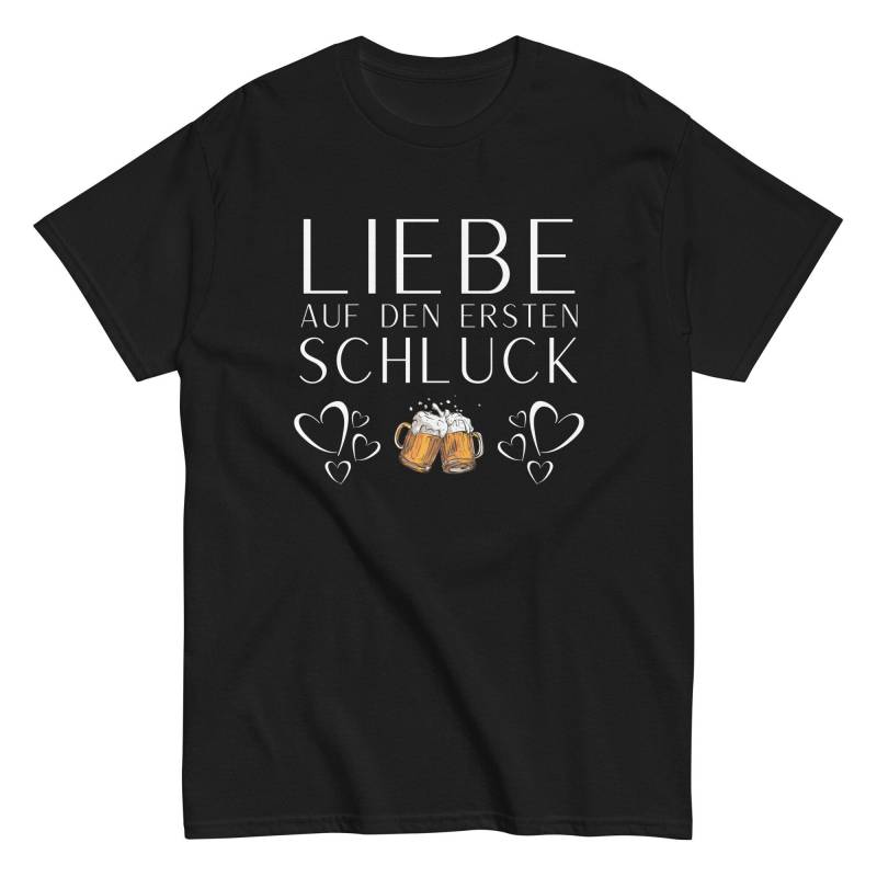 Liebe Auf Den Ersten Schluck Tshirt, Shirt Mit Lustigem Bier Spruch Für Männer Und Frauen, Party T-Shirt Herren Damen, Bierliebhaber von ShirtdesignCH