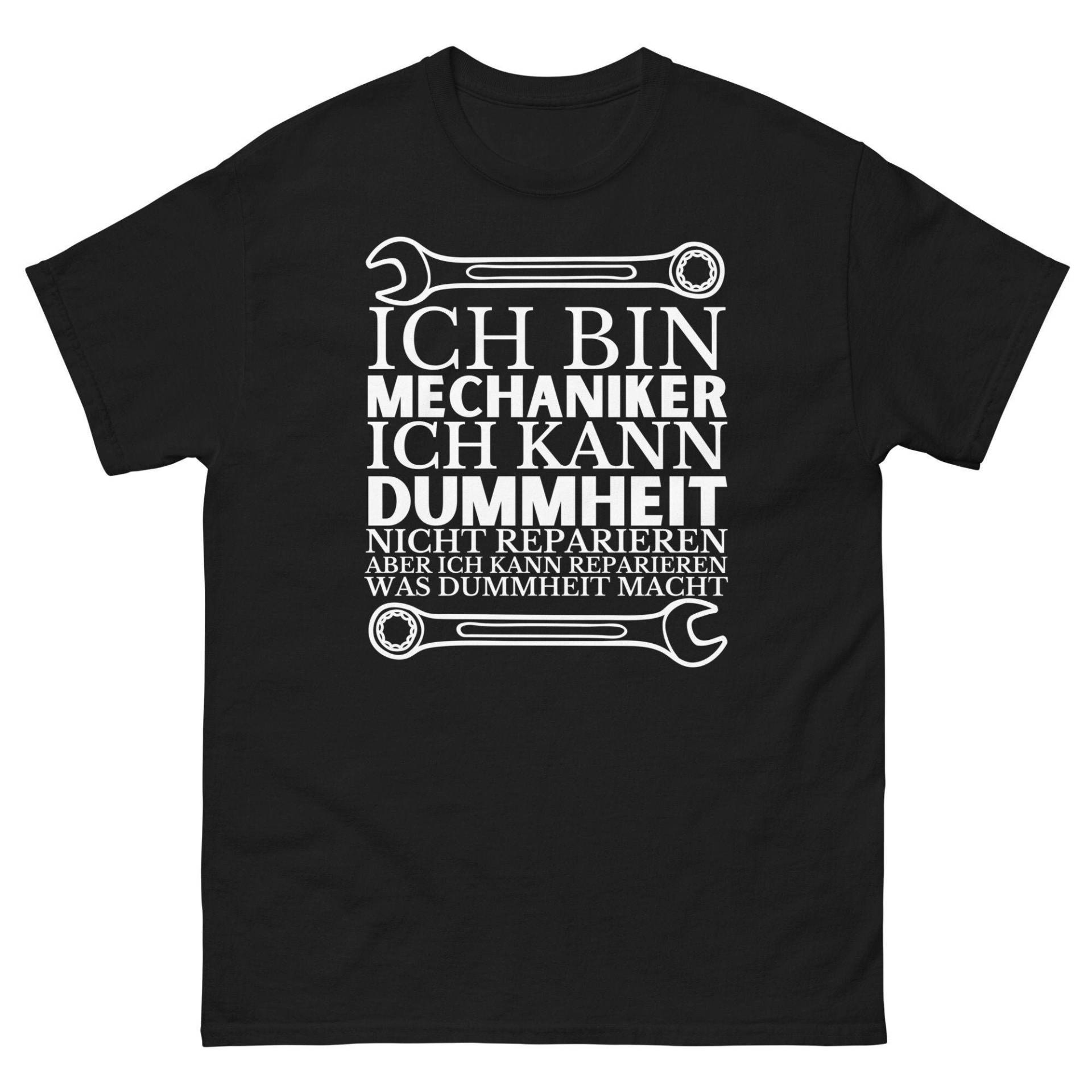Mechaniker Shirt, Lustiges T Shirt Mit Spruch, Lustige Sprüche Shirts Für Männer, Geschenk Geschenkidee, Berufe Tshirt von ShirtdesignCH