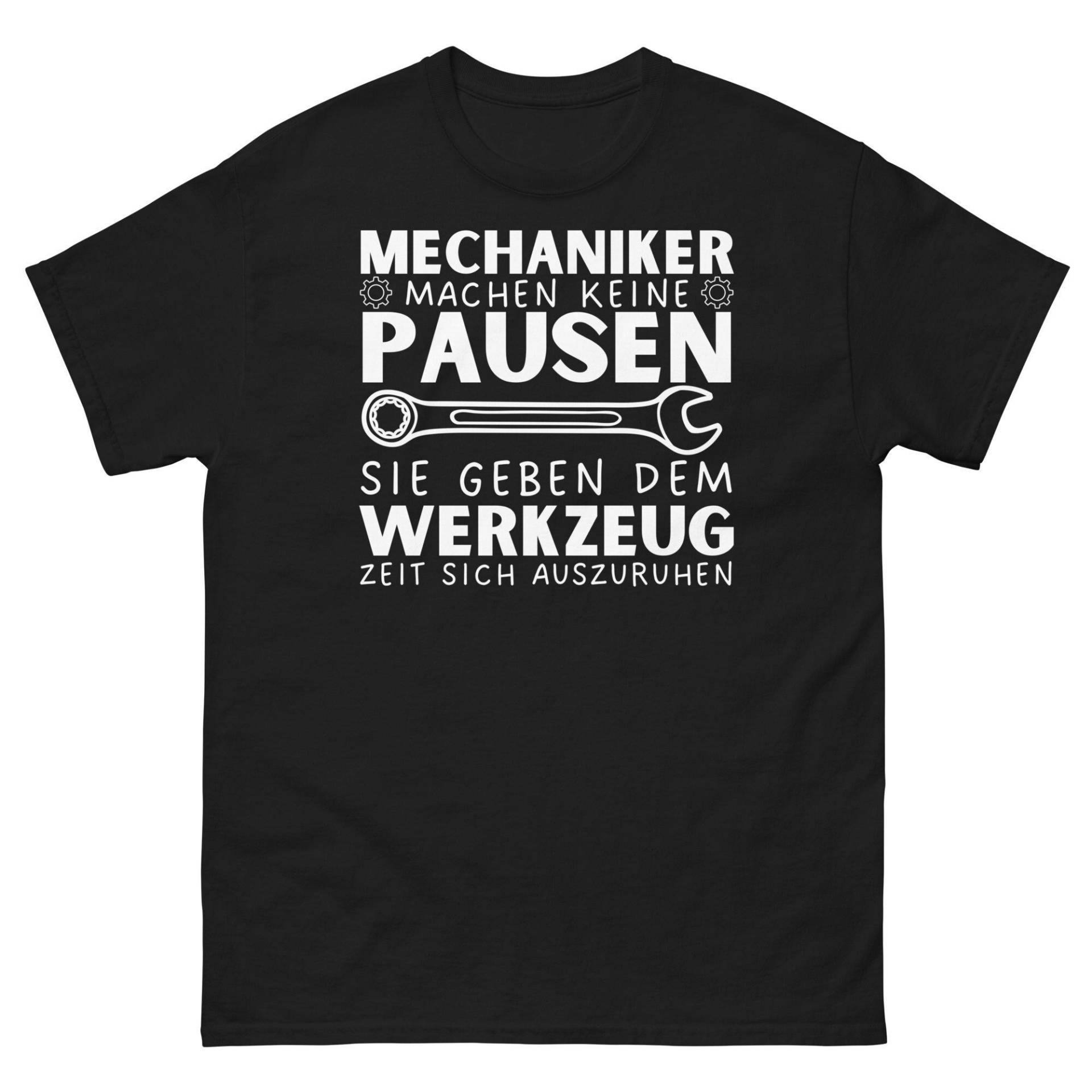 Mechaniker T Shirt Mit Lustigem Spruch, Lustiges T-Shirt Für Herren, Geschenk Männer, Brauchen Keine Pausen von ShirtdesignCH