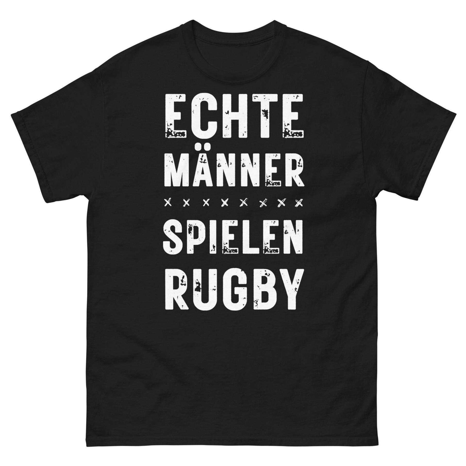 Rugby Shirt Mit Lustigem Spruch, Hobby Sprüche Tshirt, Echte Männer Spielen Rugby, Geschenkidee Geschenk T-Shirt von ShirtdesignCH