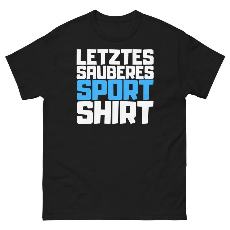 Sport Shirt Mit Lustigem Spruch, Hobby Sprüche Tshirt, Letztes Sauberes Shirt, Geschenkidee Geschenk T-Shirt von ShirtdesignCH