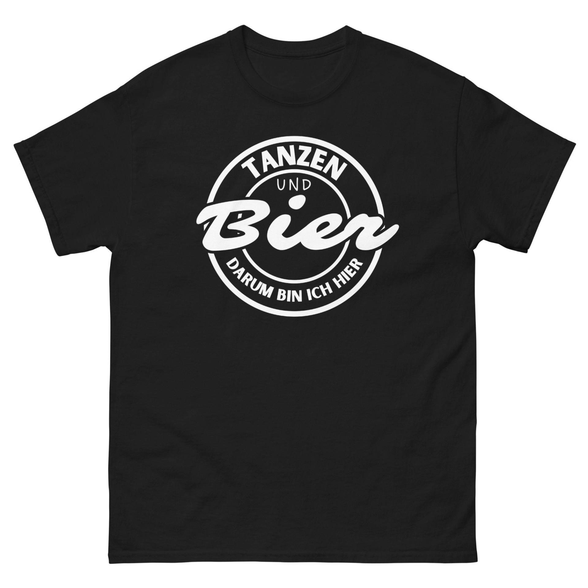 Tanzen Shirt Mit Lustigem Spruch, Hobby Sprüche Tshirt, Und Bier Darum Bin Ich Hier, Geschenkidee Geschenk Party T-Shirt von ShirtdesignCH
