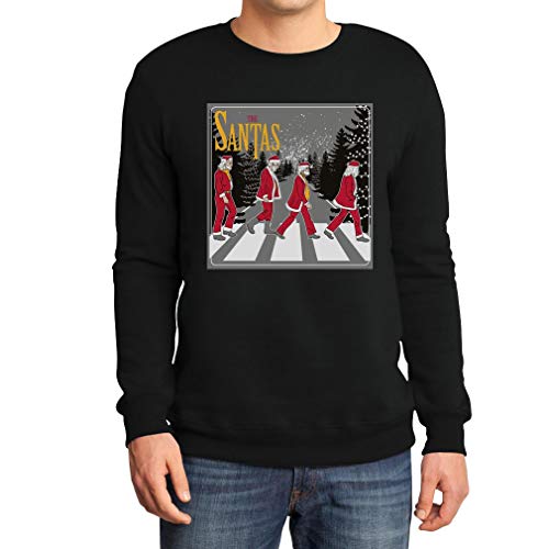 Christmas Sweater - The Santas Sweatshirt Large Schwarz von Shirtgeil