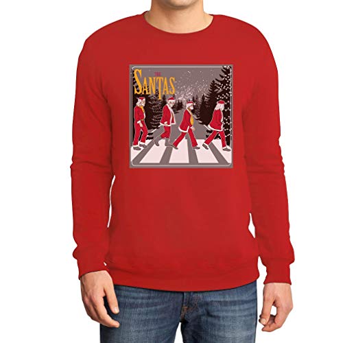 Christmas Sweater - The Santas Sweatshirt Small Rot von Shirtgeil