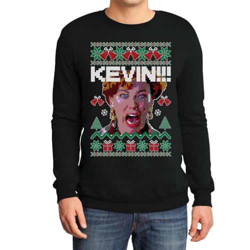 Kevin - Allein Zu Haus! - Lustiges Weihnachtsdesign für Feiertagsfans Sweatshirt Medium Schwarz von Shirtgeil
