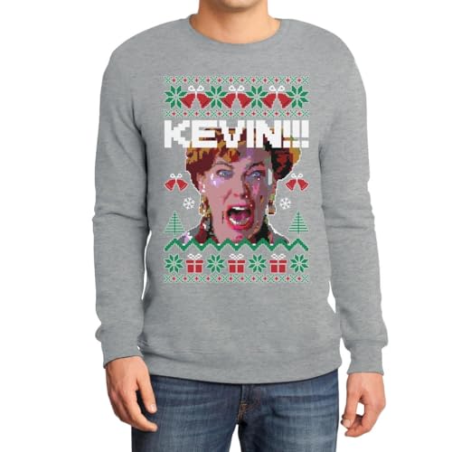 Kevin - Allein Zu Haus! - Lustiges Weihnachtsdesign für Feiertagsfans Sweatshirt XX-Large Grau von Shirtgeil
