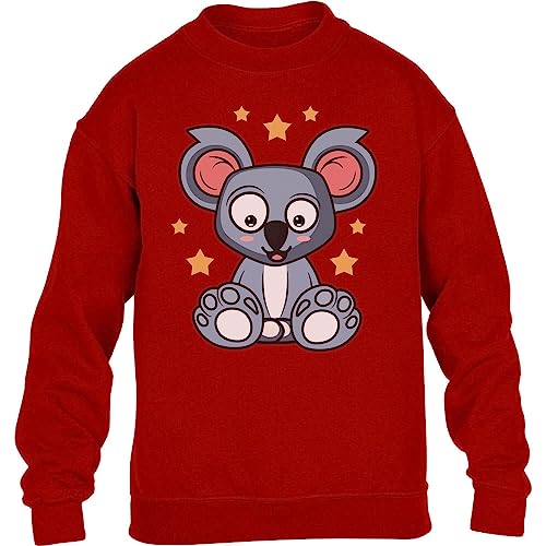 Koala Pullover Jungen Mädchen Kleidung Sweatshirt Koalabär Kinder - Koala Geschenk Pulli 116 Rot von Shirtgeil