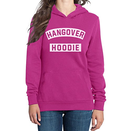 Shirtgeil Hangover Hoodie Damen Rosa Large Kapuzenpullover Hoodie - Für JGA, Party oder einfach Weekend von Shirtgeil