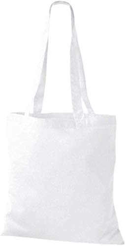 ShirtInStyle Premium Stoffbeutel Baumwolltasche Beutel Shopper Umhängetasche, Farbe white von ShirtInStyle