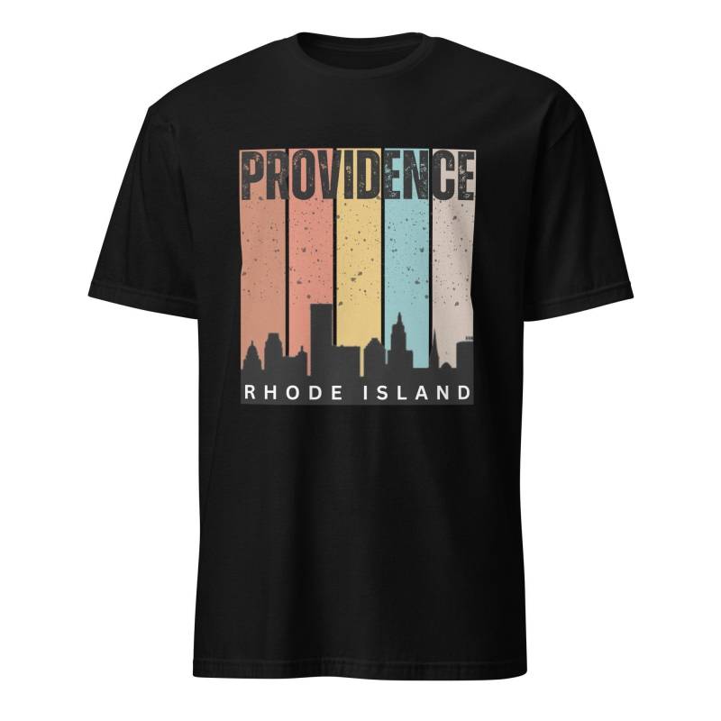 Providence Rhode Island T-Shirt | Retro Geschenke Aus Skyline Der Ozeanstaat von ShirtiqueStudio