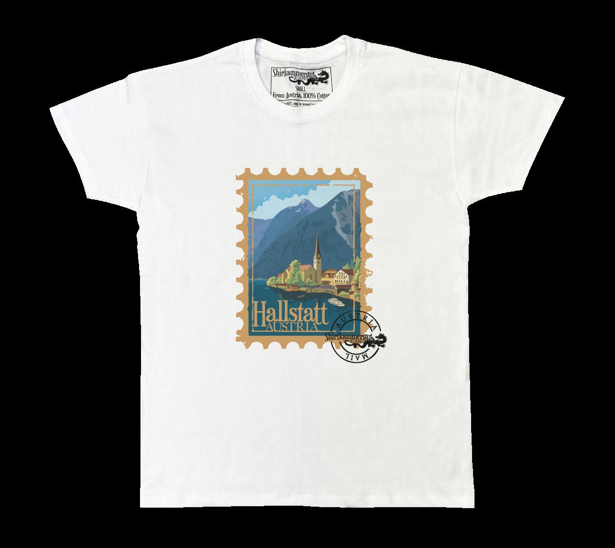 T-Shirt Hallstatt Stamp von Shirtkammergut