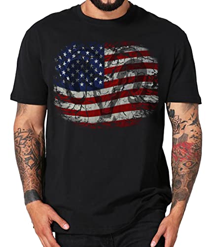 American Pickup Truck V8 Muscle car Shirt kompatibel mit Dodge (L, Widder schwarz) von Shirtmatic