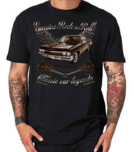 Chevy's American Classic Vintage Cars Hot Rod USA T-Shirt (3XL, 60s Impala RNR) von Shirtmatic