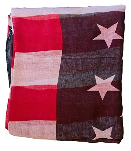 Shirtmatic vintage Maxi USA Schal amerikanische Flagge Stars and Stripes Amerika (USA classic) von Shirtmatic
