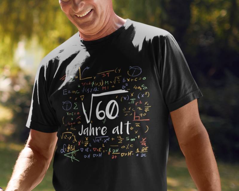 Geburtstagsshirt 60 Jahre Geburtstag T-Shirt Mann Geschenk Runder Lustiges Geburtstagsgeschenk Männer von Shirtoase