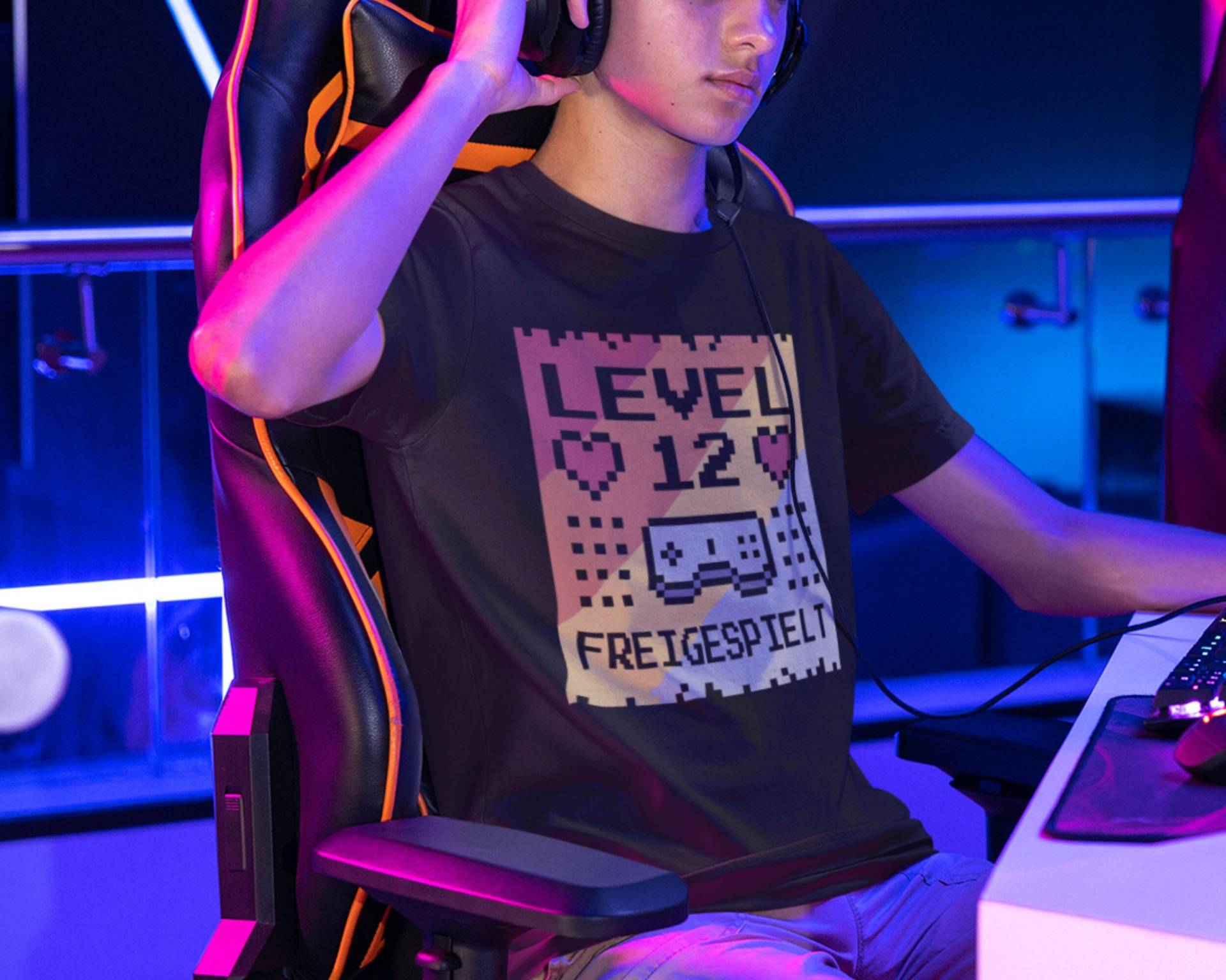 Geburtstagsshirt Gamer T-Shirt Junge 12 Geburtstag Jahre Geschenk Zocker Videospiel Gaming von Shirtoase