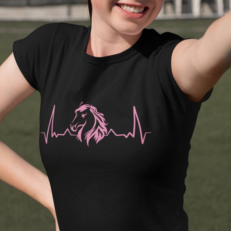 Reit T-Shirt Pferde Reiter Reiten Reiterin Reitsport Pferd Geschenk Mädchen von Shirtoase