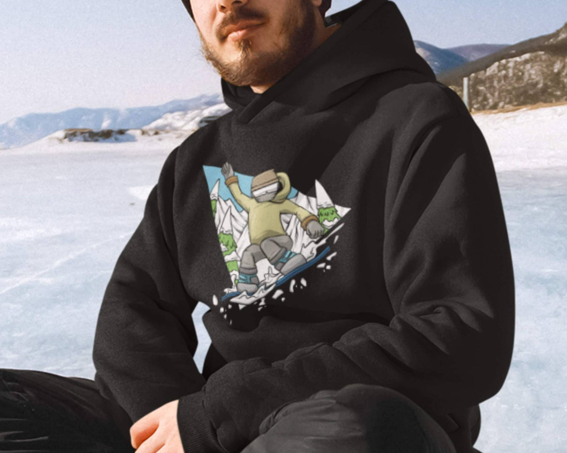 Snowboard Hoodie Skifahrer Geschenk Ski Pullover Skifahren Snowboarder von Shirtoase