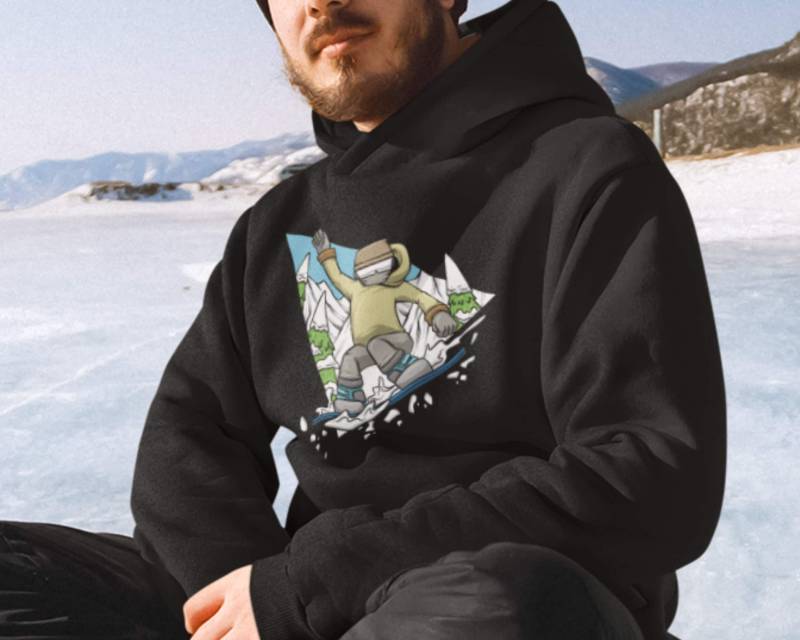 Snowboard Hoodie Skifahrer Geschenk Ski Pullover Skifahren Snowboarder von Shirtoase