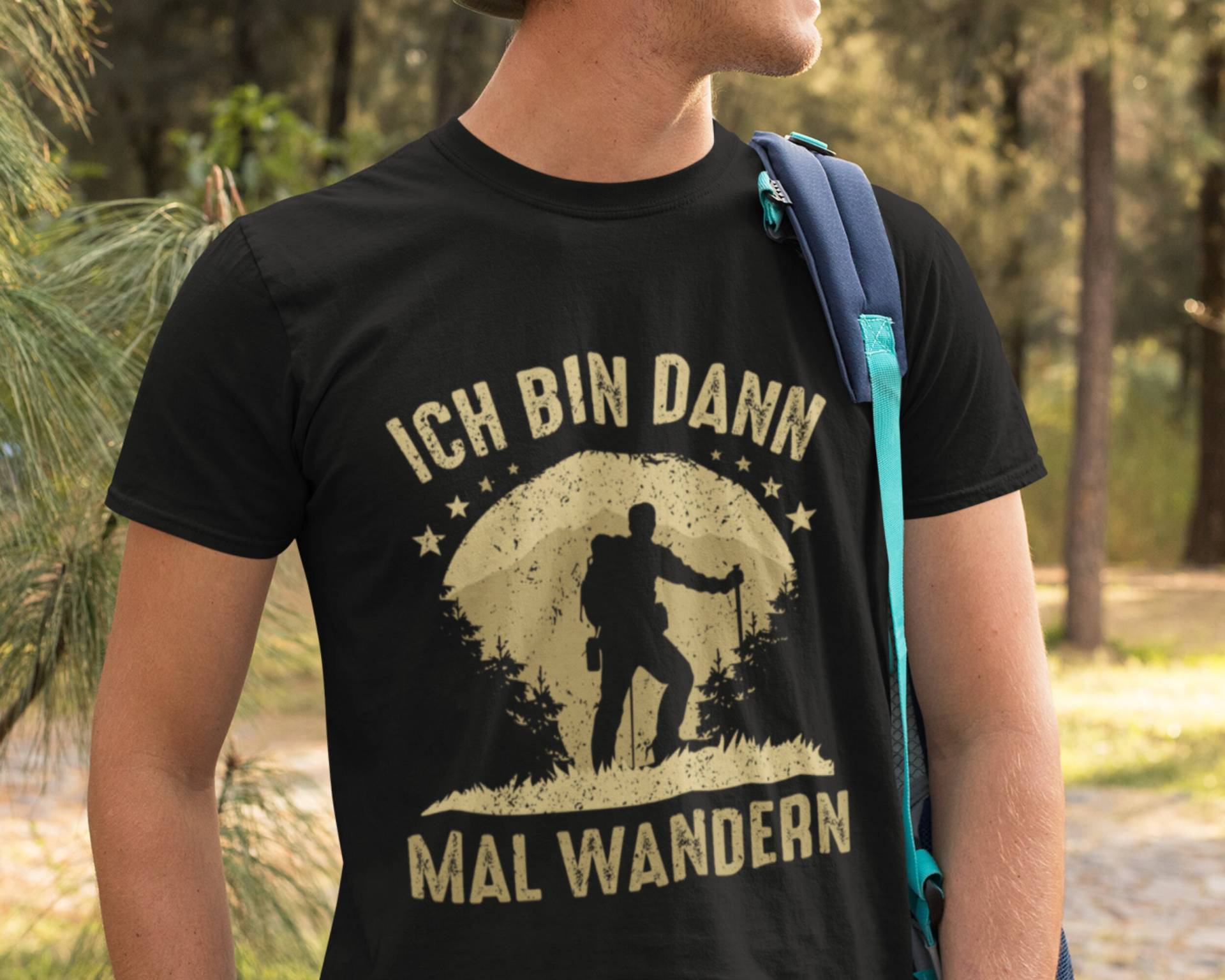 Wanderer T-Shirt Wandern Geschenk Bergsteiger Berge Bergsteigen Outdoor von Shirtoase