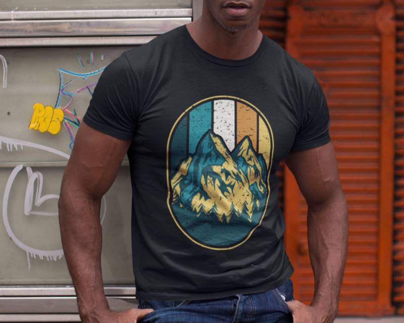 Wanderer T-Shirt Wandern Geschenk Bergsteiger Berge Bergsteigen Outdoor von Shirtoase