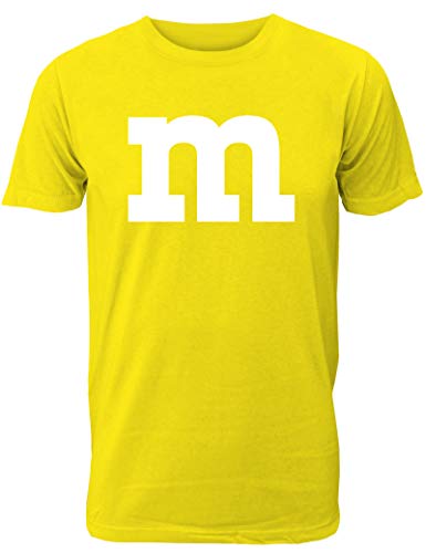Lustiges Fasching & Karneval Männer Gruppen T-Shirt mit M Aufdruck in bunten Farben m & m und m für Herren in gelb Lustiges Fasching & Karneval Männer Gruppen T-Shirt mit M Aufdruck in bunten Farben m & m und m für Herren in gelb von Shirtoo