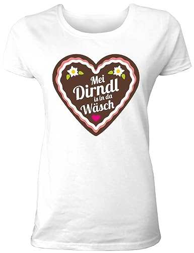Shirtoo Damen Oktoberfest T-Shirt - MEI Dirndl is in da Wäsch - Lustiger Trachten Ersatz Shirtoo Damen Oktoberfest T-Shirt - MEI Dirndl is in da Wäsch - Lustiger Trachten Ersatz von Shirtoo