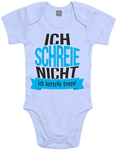 Shirtoo Supersüßer Baby Body Strampler Ich Schreie Nicht - Ich bestelle Essen für Jungen und Mädchen als Geschenk zur Geburt/Erstausstattung von Shirtoo