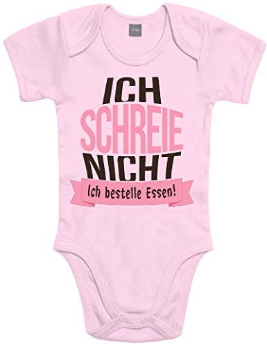 Shirtoo Supersüßer Baby Body Strampler Ich Schreie Nicht - Ich bestelle Essen für Jungen und Mädchen als Geschenk zur Geburt/Erstausstattung von Shirtoo