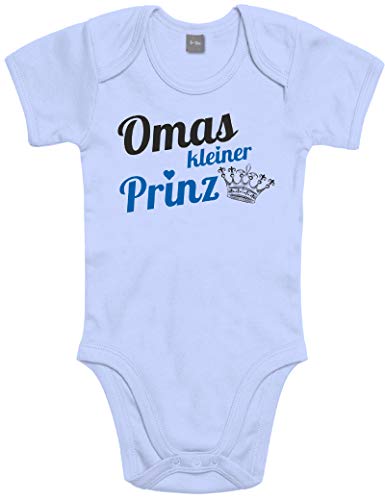 Shirtoo Supersüßer Baby Body Strampler Omas Kleiner Prinz für Jungen als Geschenk zur Geburt/Erstausstattung Shirtoo Supersüßer Baby Body Strampler Omas Kleiner Prinz für Jungen als Geschenk zur Geburt/Erstausstattung von Shirtoo