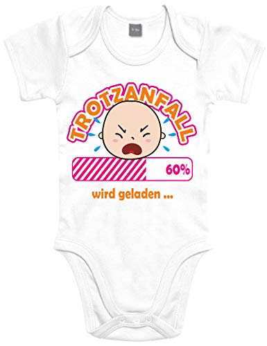 Shirtoo Supersüßer Baby Body Strampler Trotzanfall Wird geladen für Jungen und Mädchen als Geschenk zur Geburt/Erstausstattung von Shirtoo