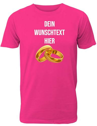 T-Shirt Junggesellenabschied Männer: Dein JGA Wunschtext für den Bräutigam und das JGA Team - Herren T-Shirt von Shirtoo