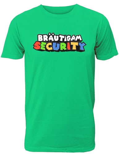 T-Shirt Junggesellenabschied Männer: Mario Bräutigam Security für das JGA Team des Bräutigams - Herren T-Shirt von Shirtoo