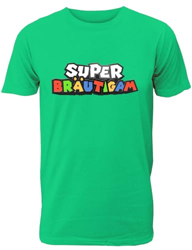 T-Shirt Junggesellenabschied Männer: Super Bräutigam für den Bräutigam Mario - JGA T-Shirt Herren von Shirtoo