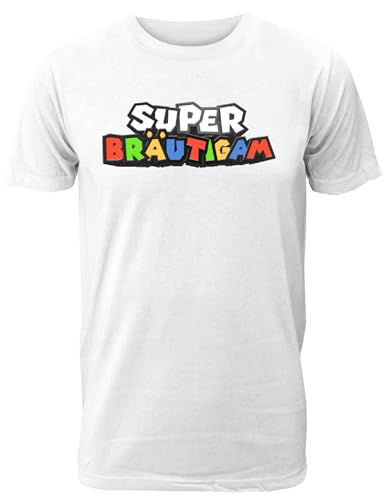T-Shirt Junggesellenabschied Männer: Super Bräutigam für den Bräutigam Mario - JGA T-Shirt Herren T-Shirt Junggesellenabschied Männer: Super Bräutigam für den Bräutigam Mario - JGA T-Shirt Herren von Shirtoo